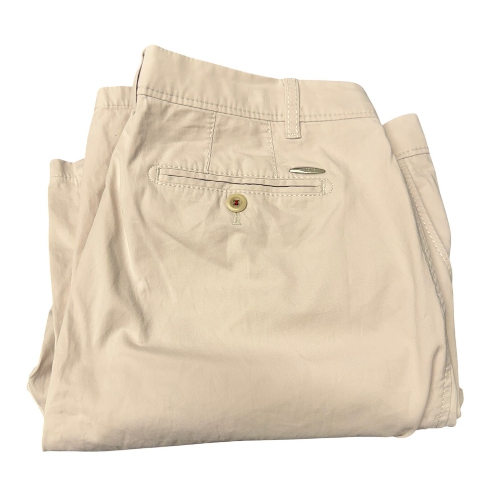Brax Pants Mens 38x32.5 ACTUAL Evans Style Beige Chino Classic Slim Fit